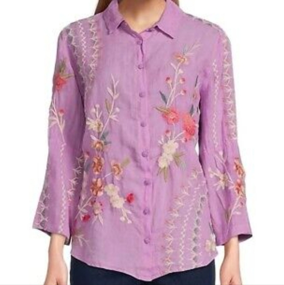 Johnny Was Tops - Johnny Was Workshop Kimono Sleeve Blouse